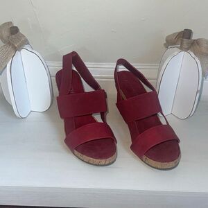 Aerosols Sling Back Wedges